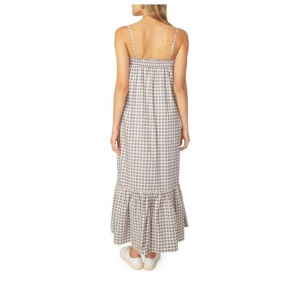 WeWoreWhat Smocked Gingham Midi Dress - Picture 2 of 16